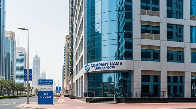 Is a physical address needed for business setup in Dubai?