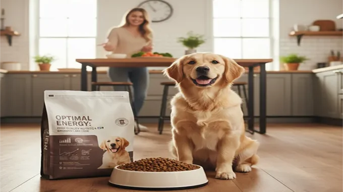 Optimal Energy: The High-Quality Nutrition Guide for Growing Juvenile Large Breed Dogs